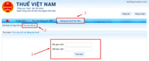 đăng ký mã số thuế cá nhân trên mạng