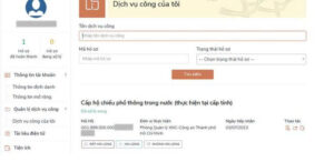 tra cứu thông tin hộ tịch