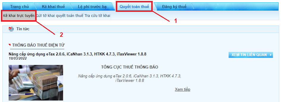 Hướng dẫn cách nộp thuế thu nhập cá nhân online năm 2022