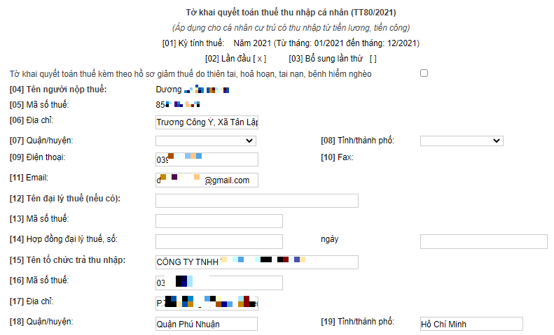 Hướng dẫn cách nộp thuế thu nhập cá nhân online năm 2022
