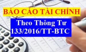 Báo cáo tài chính theo thông tư 133