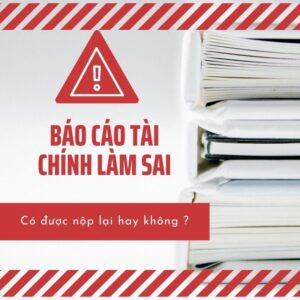 Làm sai báo cáo tài chính có được nộp lại không?