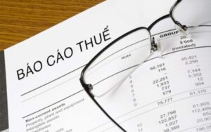 báo cáo thuế công ty mới thành lập