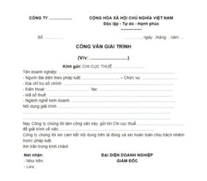 Có nhiều trường hợp cần gửi công văn giải trình hóa đơn rủi ro