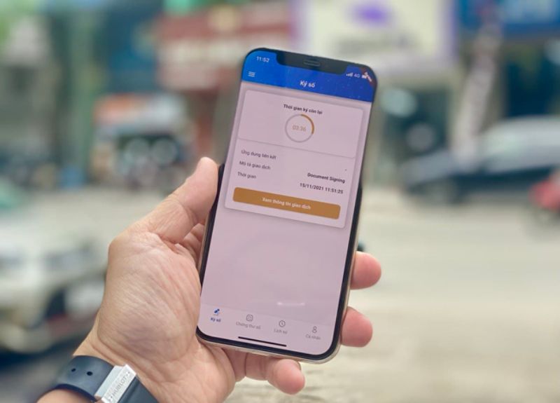 Chữ ký số Smartcard có thể thực hiện thao tác ngay trên điện thoại di động