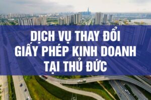 Nhu cầu sử dụng dịch vụ Thay đổi Giấy phép KD tại Thủ Đức tăng cao