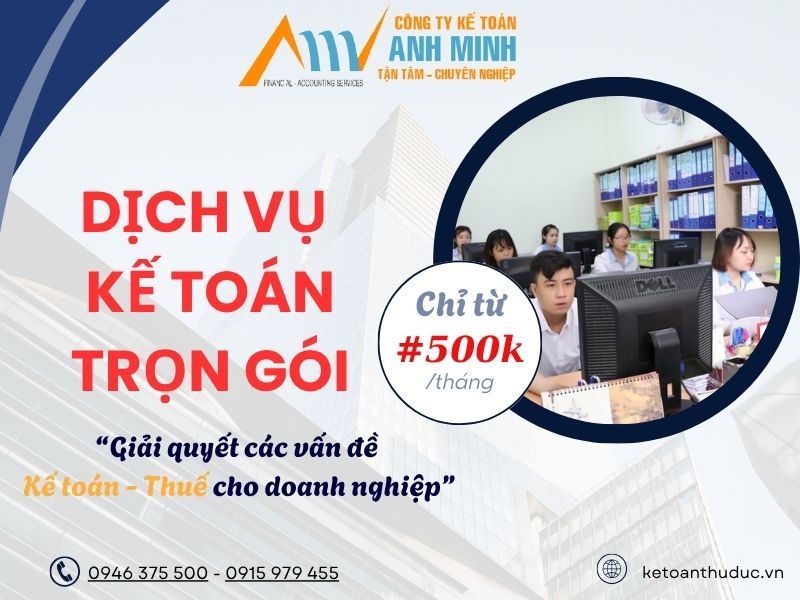 Dịch vụ kế toán tại Nha Trang của Anh Minh được báo giá công khai
