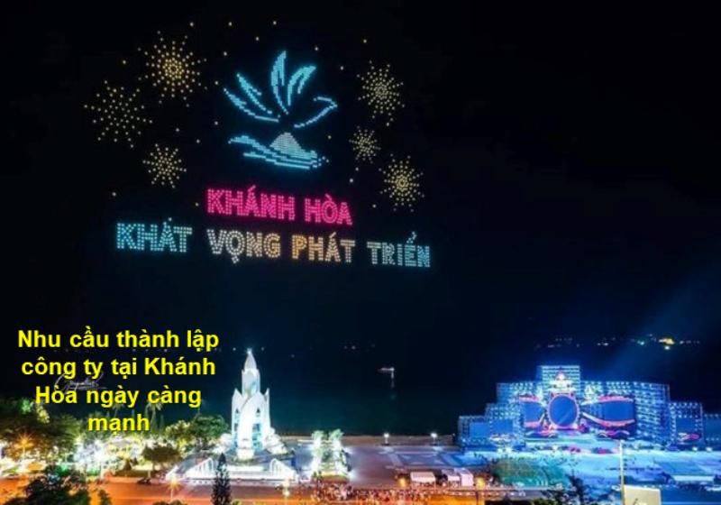 Nhu cầu thành lập công ty tại Khánh Hòa ngày càng mạnh