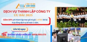 Dịch vụ thành lập công ty