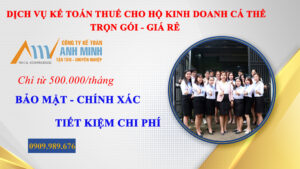 Dịch vụ kế toán thuế cho hộ kinh doanh cá thể